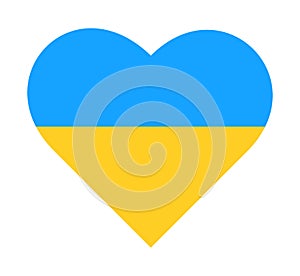 Heart shape with Ukranian