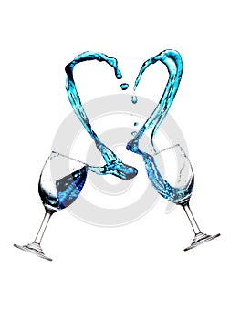 Heart Shape Water Splash