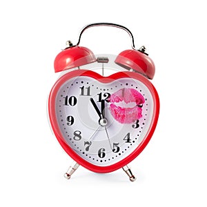 Heart shaped alarm clock w