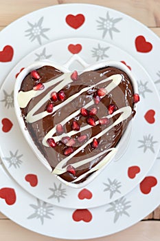 Heart shaped cake