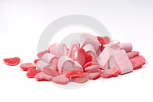 Heart shaped candy