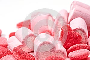 Heart shaped candy