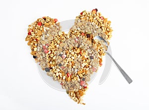 Heart shaped cereal