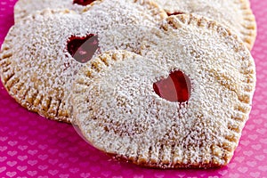 Heart Shaped Cherry Hand Pies