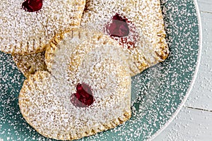 Heart Shaped Cherry Hand Pies