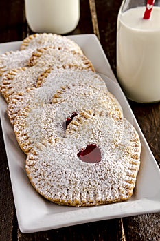 Heart Shaped Cherry Hand Pies