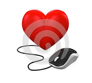 Heart Shaped and Computer Mouse