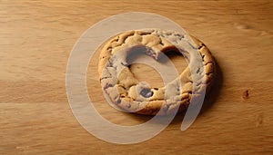 Heart-Shaped Cookie with Chocolate Specks