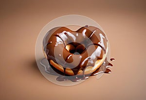 Heart Shaped Dripping Donu