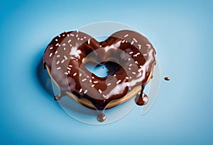 Heart Shaped Dripping Donu