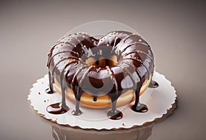 Heart Shaped Dripping Donu