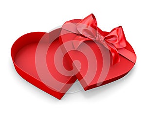 Heart shaped gift box