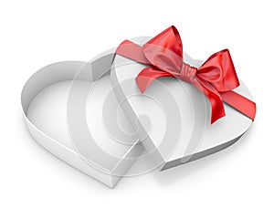 Heart shaped gift box