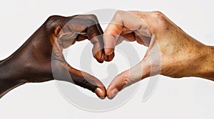 The Heart-Shaped Hands Gesture.AI generated image