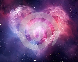 The Heart shaped nebula is a symbol of love.