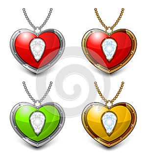 Heart shaped necklace