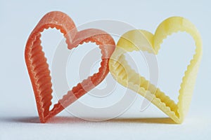 Heart shaped noodle - herzfoermige Nudel photo
