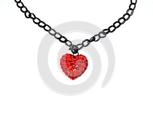 Heart Shaped Pendant and necklace