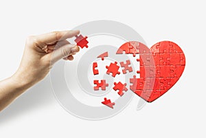 Love relationships concept