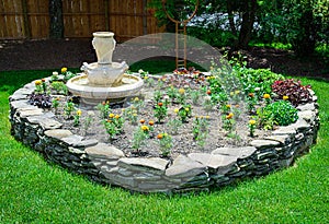 Heart Shaped Stone Garden