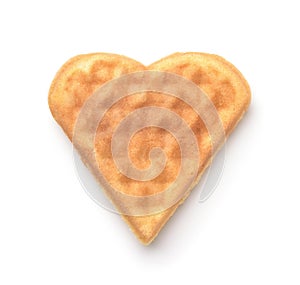 Heart shaped waffle