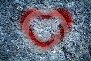 Heart shaped writing on the wall