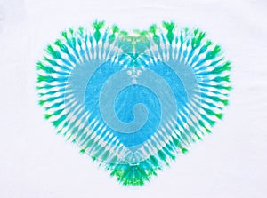 Heart sign tie dye pattern background