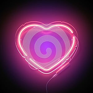 Heart signboard neon2