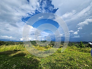 Heart sky from the land of Bulo Polewali Mandar photo