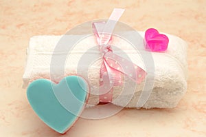 Heart soaps