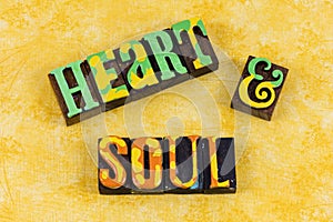 Heart soul mind body spirit lifestyle peace love