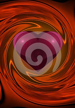 Heart spin