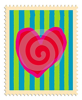 Heart stamp