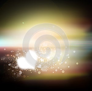 Heart star in the sky