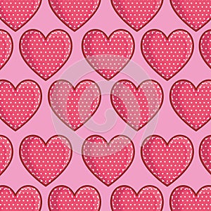 Heart symbol of love and passion background