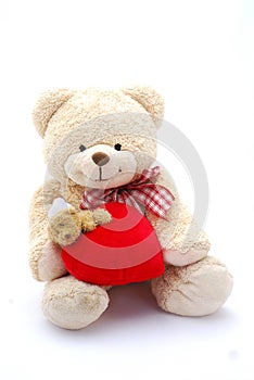 Heart teddy bear photo