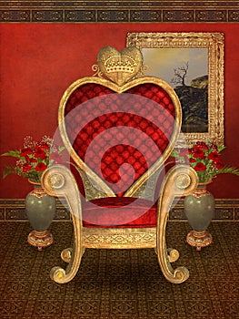Heart throne