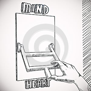 From heart to mind mode drawing