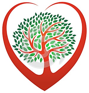 Heart tree logo