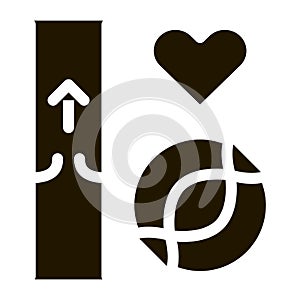 Heart Vaisseau Sanguin Biomaterial glyph icon