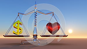 Heart Vs. Money