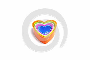 Heart On a white background