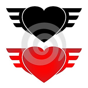 Heart and wing