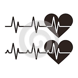 Heartbeat icons