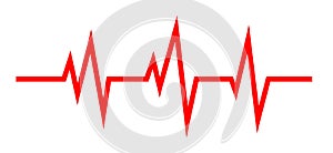 Heartbeat medical line diagram
