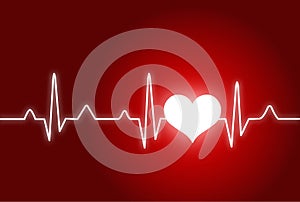 Heartbeat monitor photo