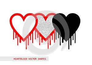 Heartbleed openssl bug vector shape