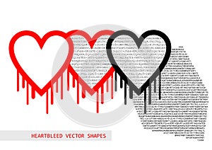 Heartbleed openssl bug vector shape