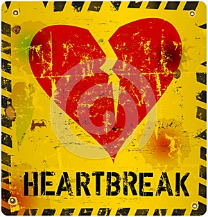 heartbreak sign