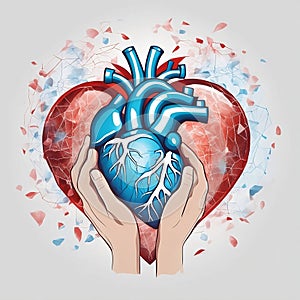 Heartfelt Transformations: AI-Generated Art for World Heart Day